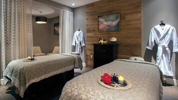 Sauna, boblebad, dampbad, kropsbehandlinger, hot stone-massage