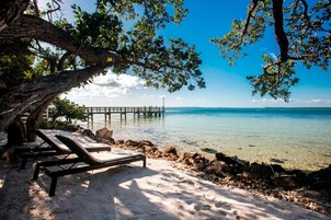 Beach House, 3 Bedrooms, Pool Access, Bay View (Balcony/Patio, Private Pool) | Beach | On the beach, beach cabanas, sun loungers, beach umbrellas