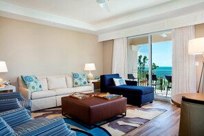 Suite, 1 Bedroom, Balcony/Patio | Living room | 47-inch Smart TV with cable channels, TV, Netflix - Playa Largo Resort & Spa, Autograph Collection (Key Largo)