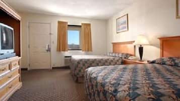 Free WiFi, bed sheets