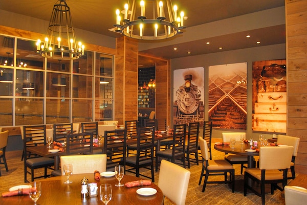 Breakfast, lunch and dinner served