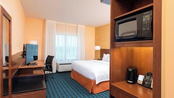 In-room safe, desk, iron/ironing board, cribs/infant beds
