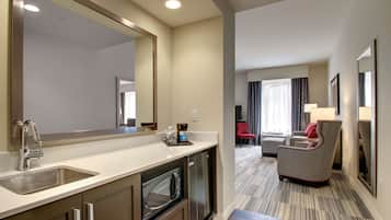 42-inch flat-screen TV with cable channels, TV, pay movies