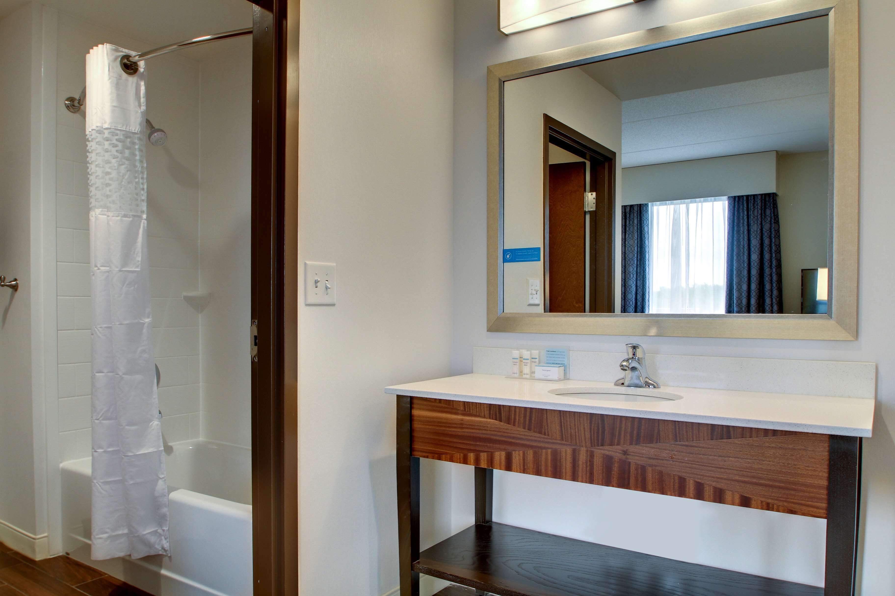 free toiletries, hair dryer, towels