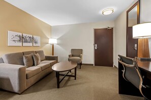 Suite, 1 King Bed, Accessible, Non Smoking | Premium bedding, desk, blackout curtains, iron/ironing board - Sleep Inn & Suites Jasper I-22 (Jasper)