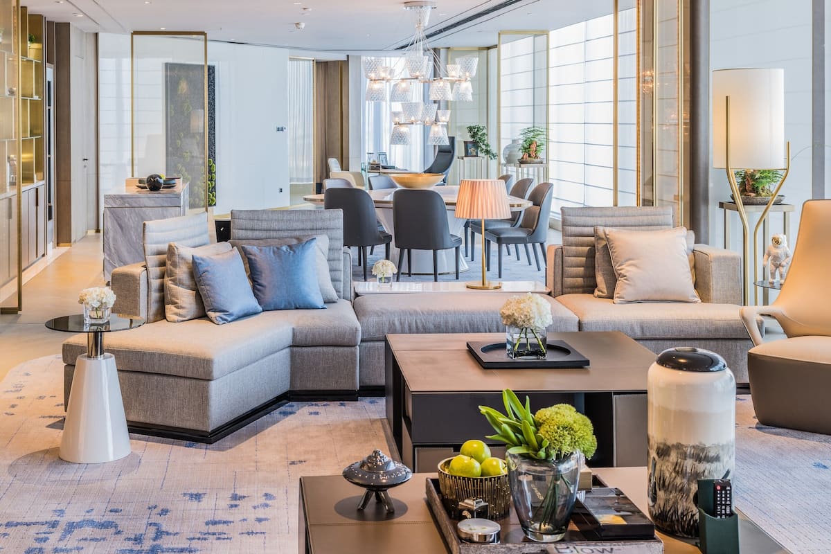 Presidential Suite, 1 King Bed | Premium bedding, free minibar items, in-room safe, desk