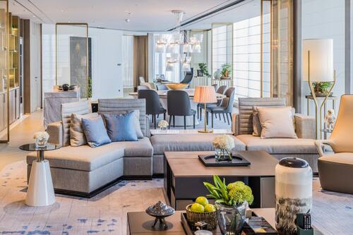 Suite presidencial, 1 cama King size | Ropa de cama de alta calidad y artículos del minibar gratis