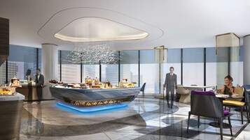 4 restaurantes; se sirve desayuno, almuerzo y cena; cocina española