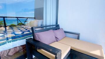 Deluxe Double Room, Balcony, Sea View | Balcony