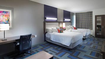 Premium bedding, down duvets, pillow-top beds, desk