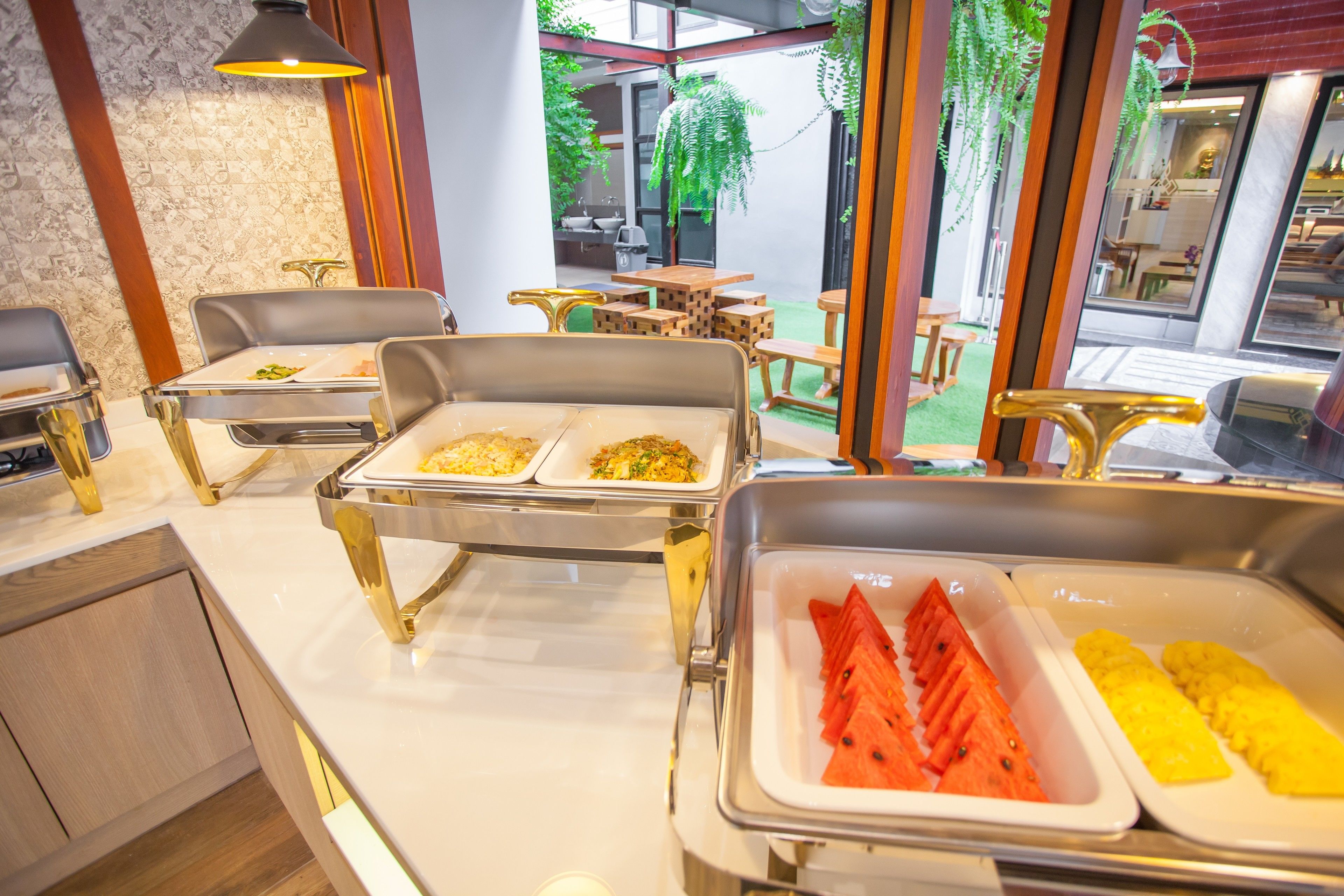 daily buffet breakfast (thb 200 per person)