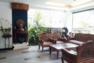 Sala de estar en el lobby