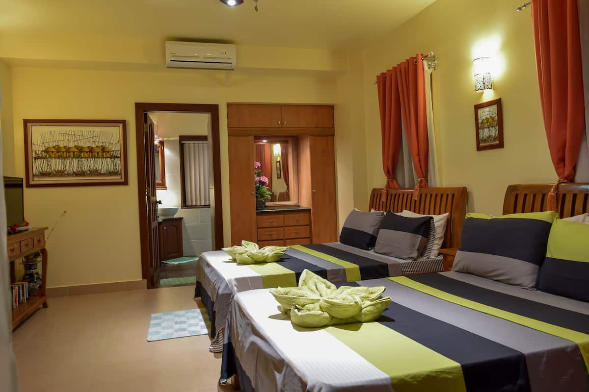 Penthouse | 1 Schlafzimmer, Zustellbetten, kostenloses WLAN, Bettwäsche