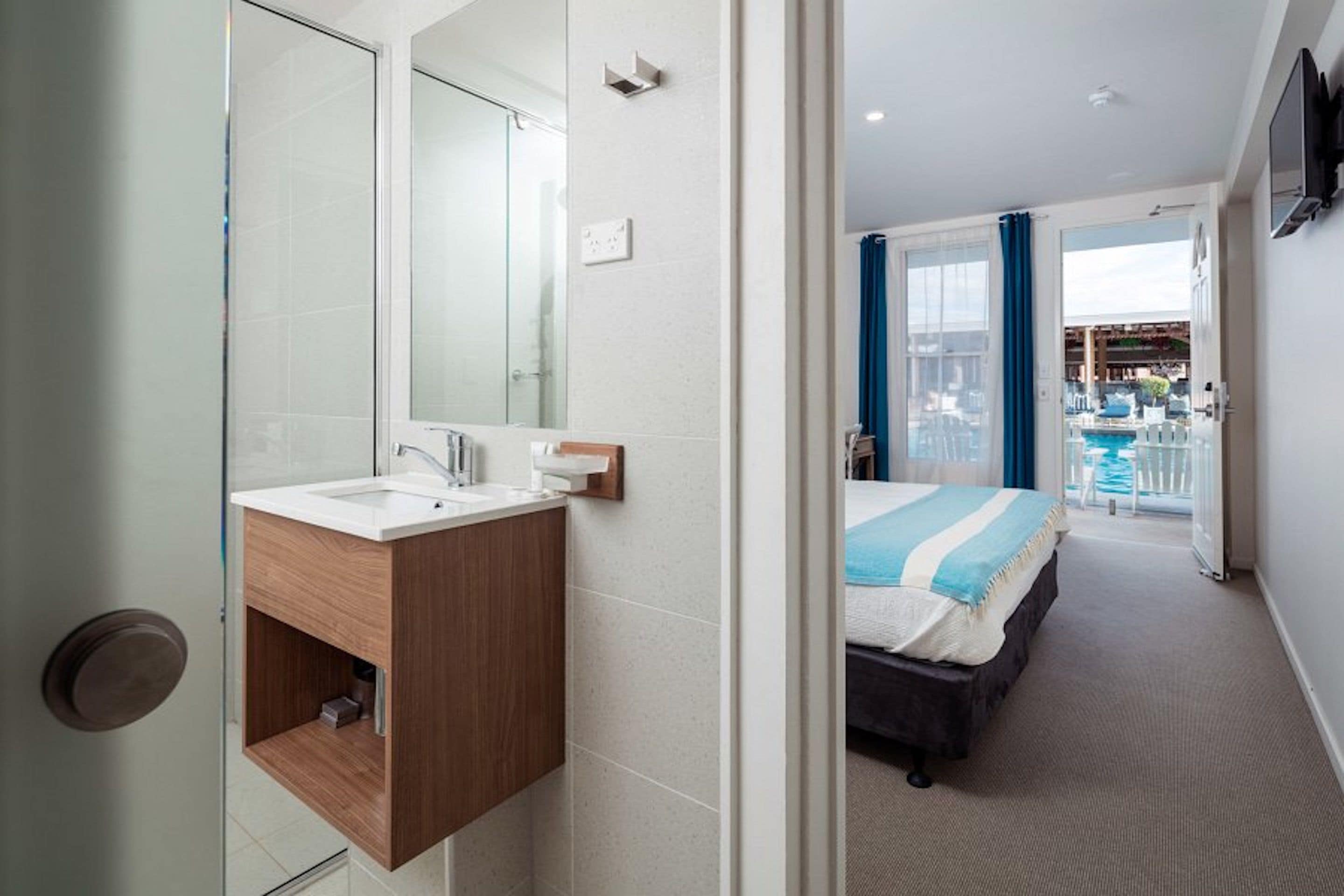 blackout curtains, iron/ironing board, free wifi, bed sheets