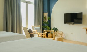 Vierbettzimmer, Balkon