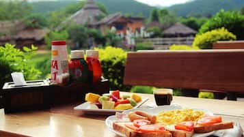 Daily breakfast for a fee