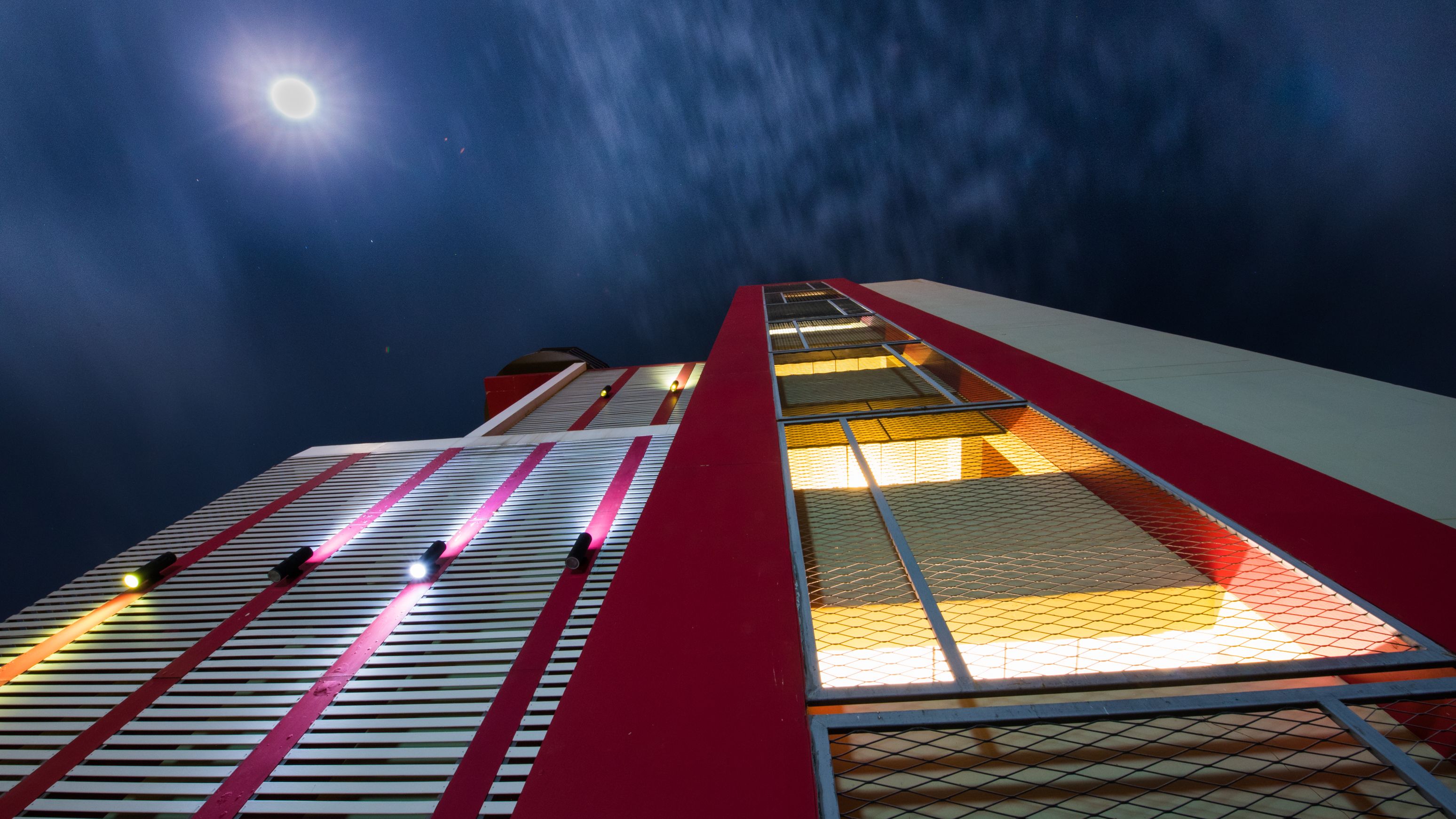 front of property – evening/night