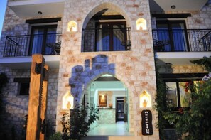 Front of property – evening/night