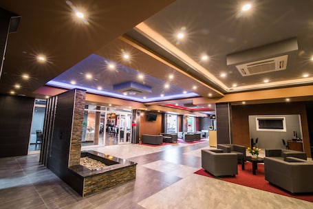 Saguão. Hotel Atena