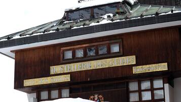 Overnatningsstedets facade