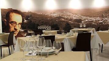 Breakfast, lunch, dinner served; Portuguese cuisine