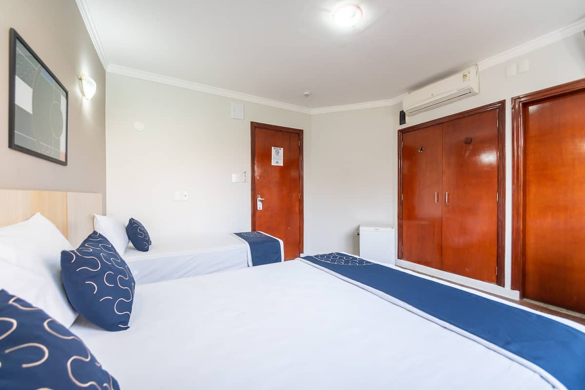1 slaapkamer, een minibar, een bureau, gratis wifi