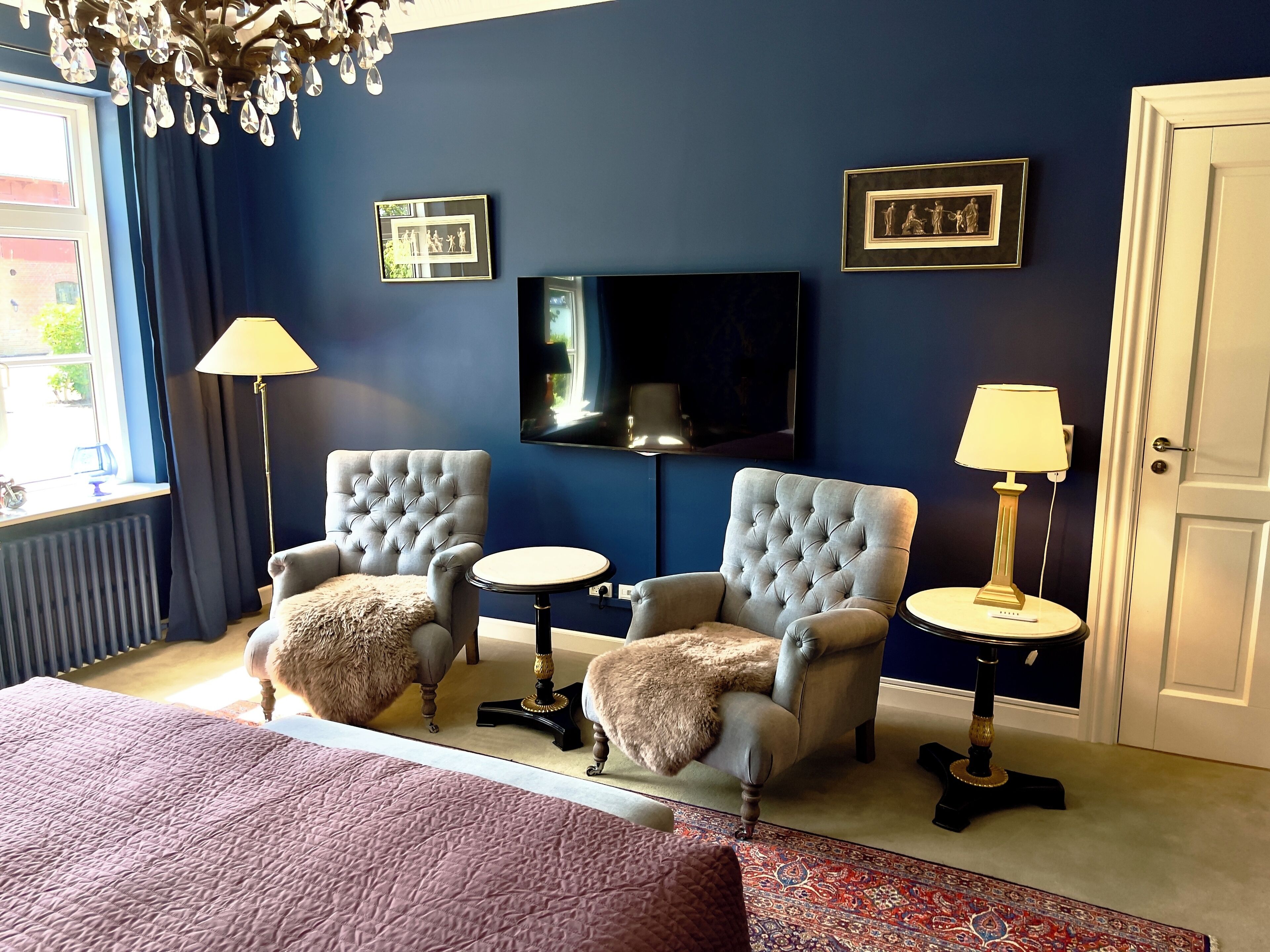 Deluxe-værelse - 1 kingsize-seng | Premium-sengetøj, individuelt design, individuel indretning