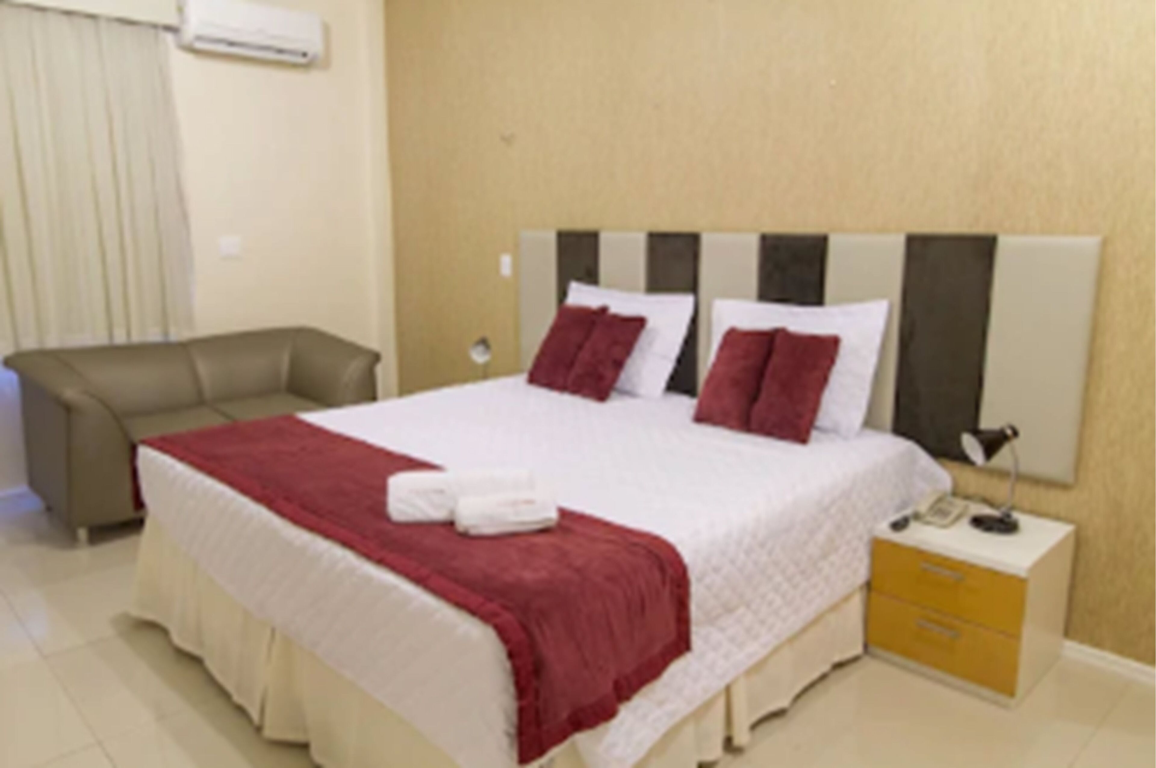 standard apartment | minibar, desk, laptop workspace, blackout curtains