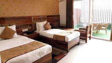 Suíte | 1 quarto, roupas de cama premium, frigobar, escrivaninha
