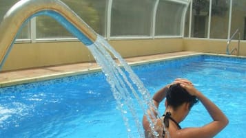 Indoor pool, outdoor pool