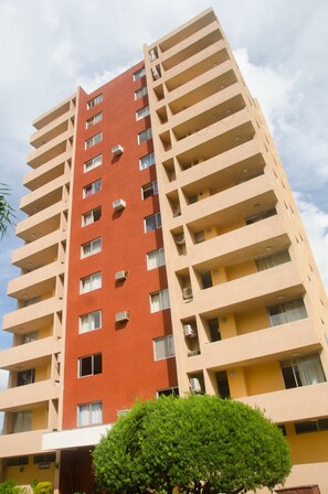 Fassade der Unterkunft