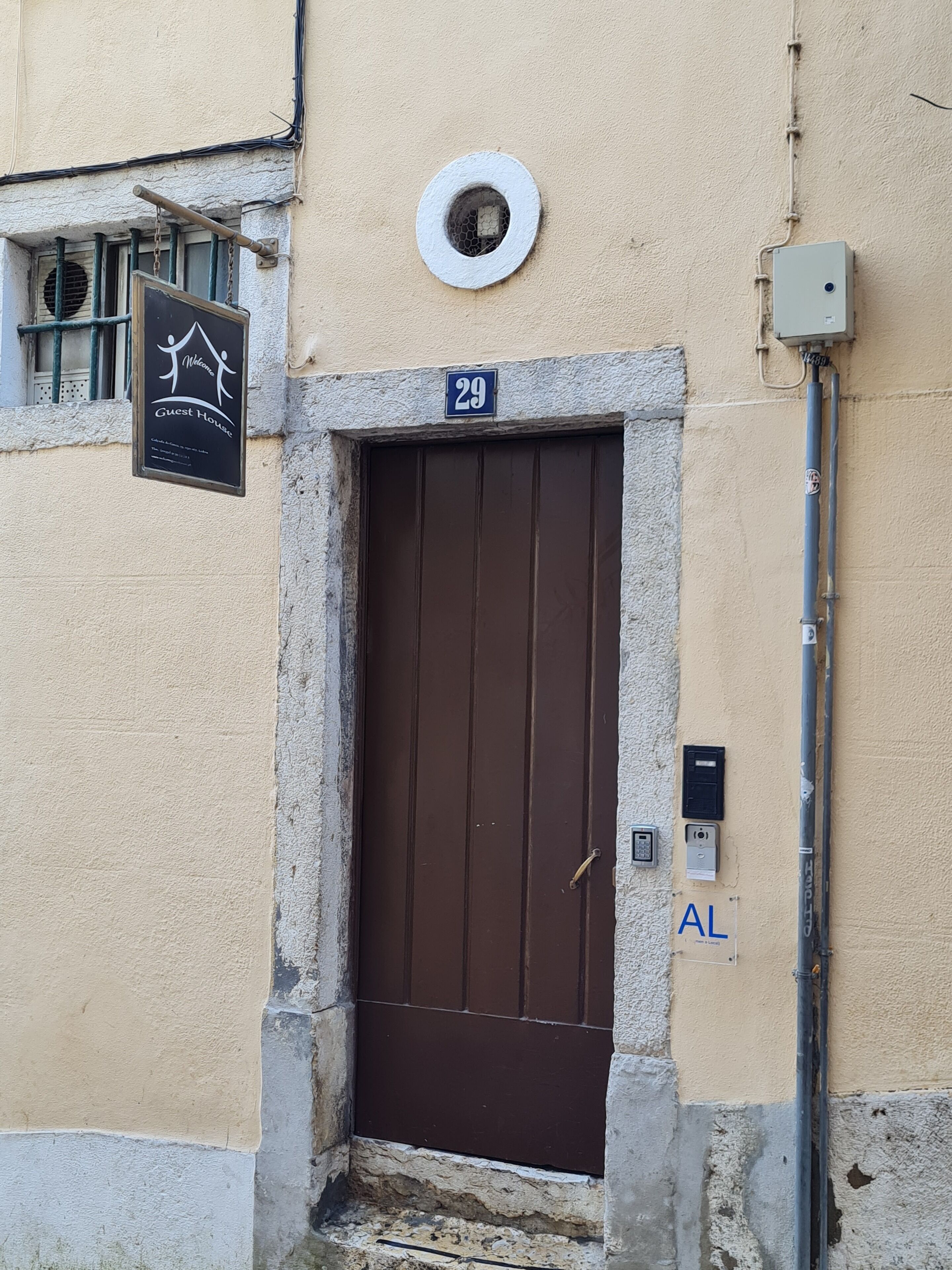 Fachada da propriedade