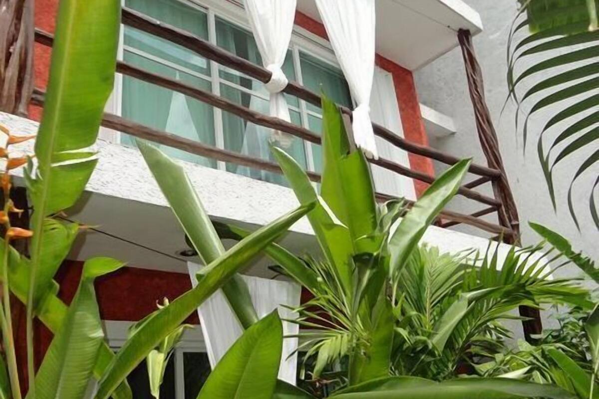 front of property