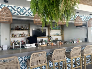 Poolside bar