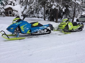 Snowmobiling