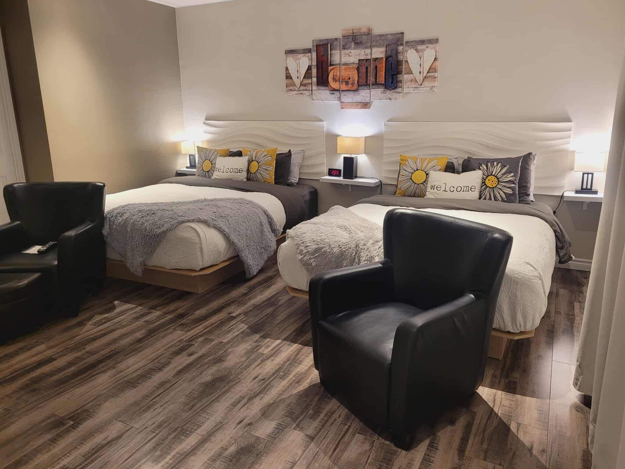 Family Double Room, 2 Queen Beds | Individually decorated, free WiFi