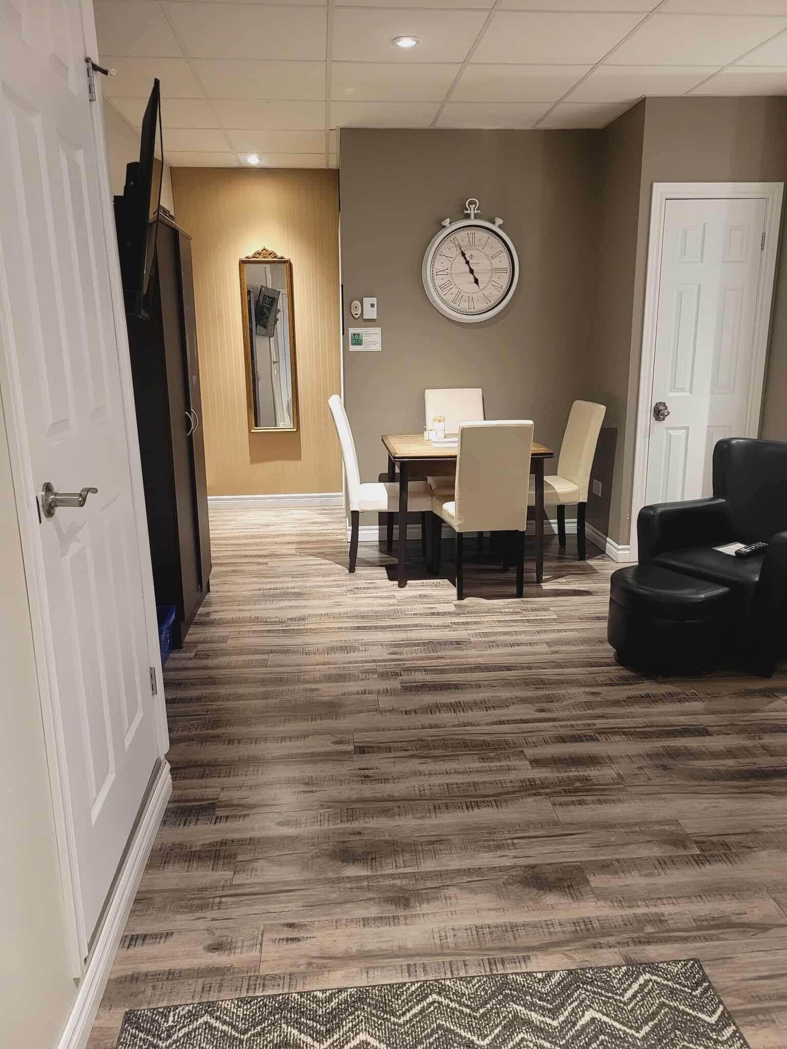 Family Double Room, 2 Queen Beds | Living area | Flat-screen TV