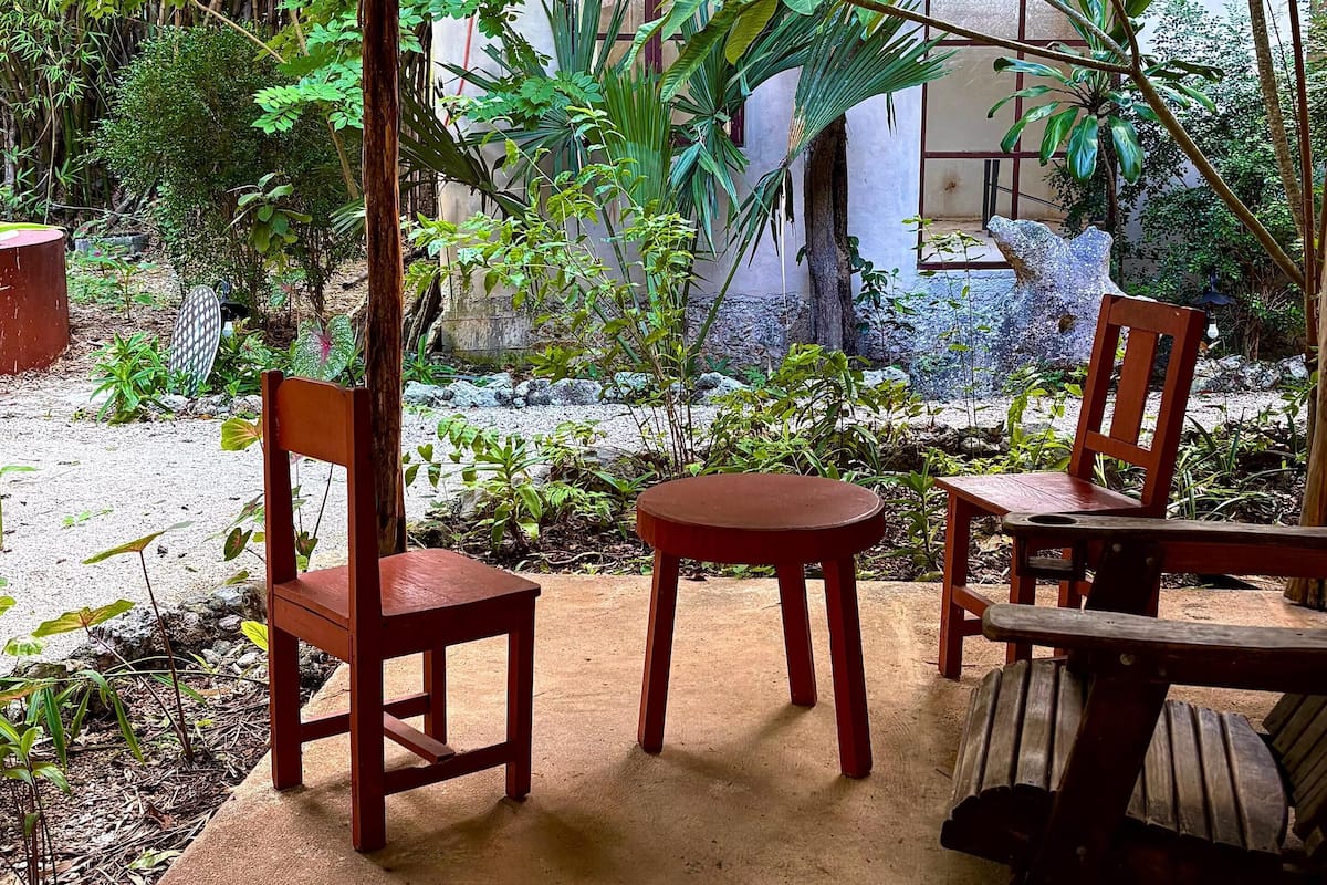 Quarto triplo clássico | Vista do quarto