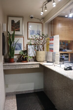 Interior entrance