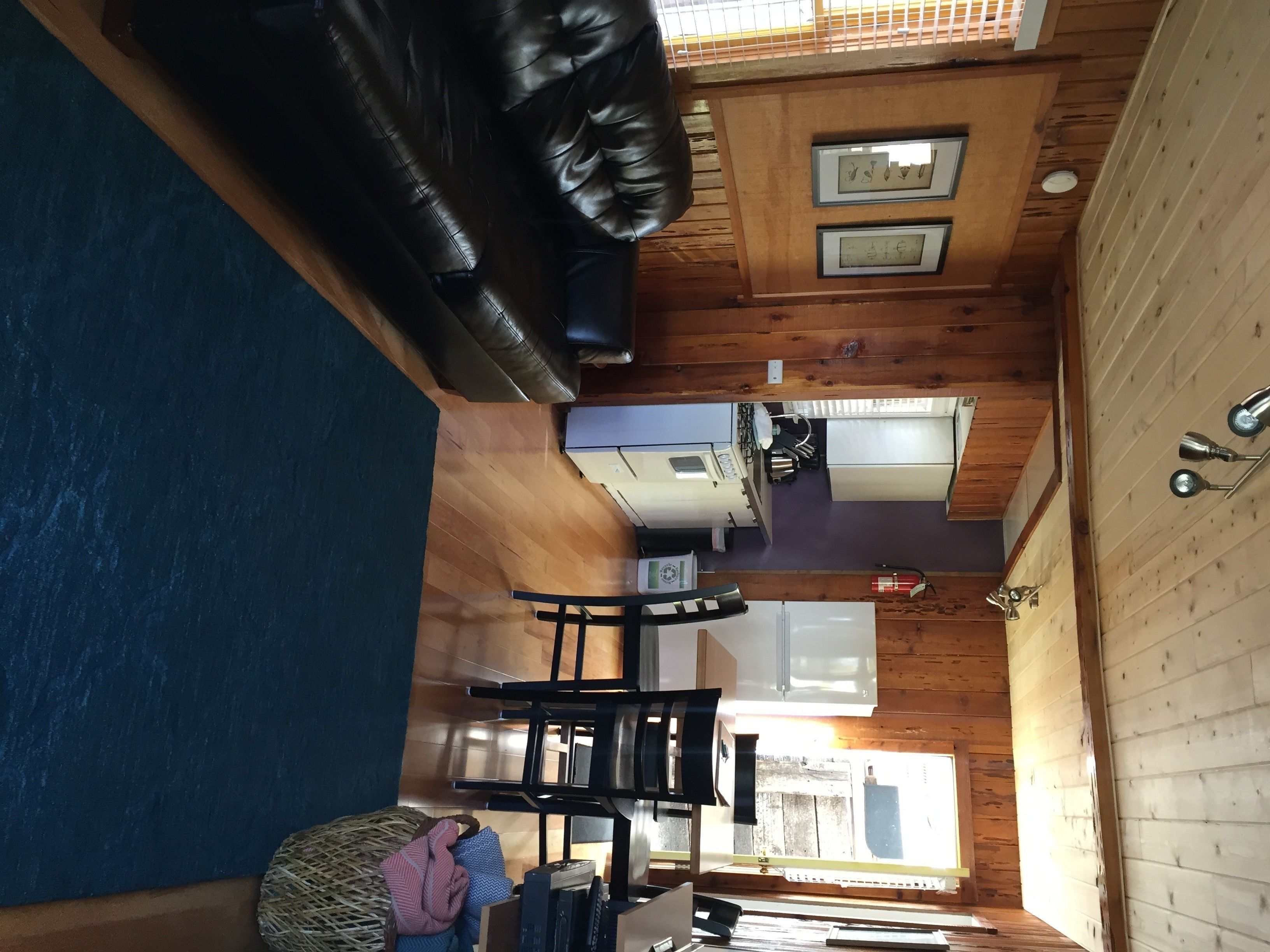 cabin, 2 bedrooms, mountain view | living area | flat-screen tv, pay films