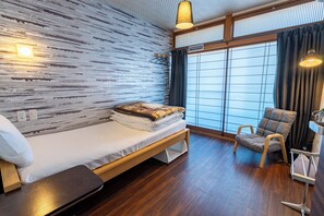 Economy Single Room | In-room safe, free WiFi, bed sheets - Guest House Ouka - Hostel (Takayama)