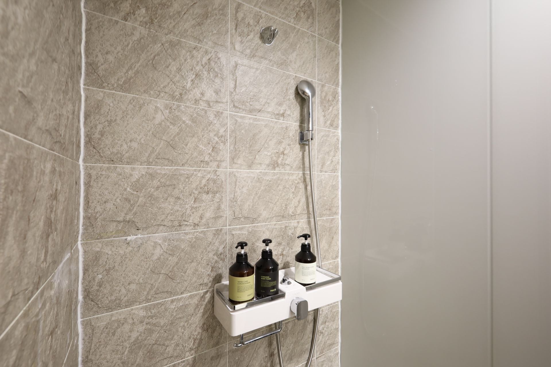 separate bathtub and shower, designer toiletries, hair dryer, bathrobes