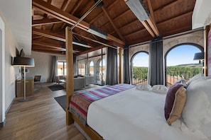 Suite Mirador | เครื่องนอนระดับพรีเมียม, ผ้านวมขนเป็ด, มินิบาร์, ตู้นิรภัยในห้องพัก