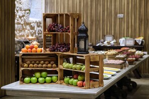 Daily buffet breakfast (EUR 27 per person)