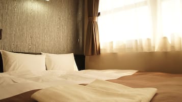 Double Room Non Smoking | Desk, blackout drapes, iron/ironing board, free WiFi