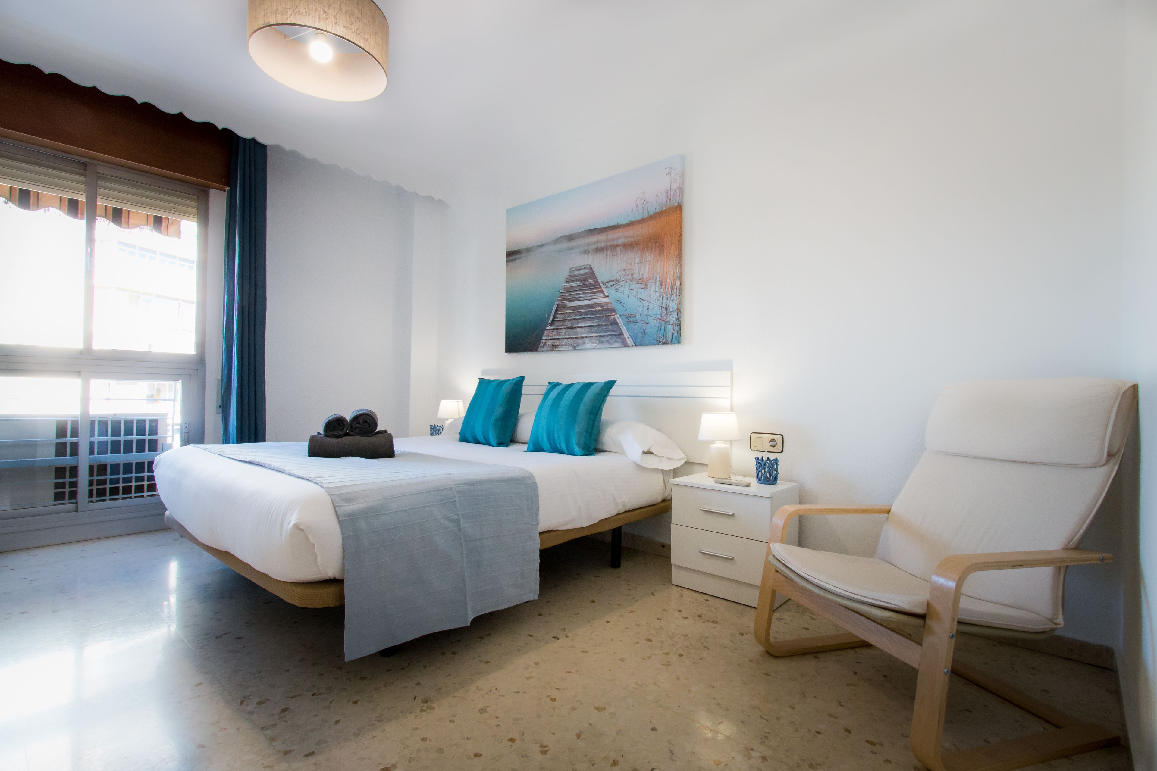 4 bedroom Vialia  | 1 slaapkamer, luxe beddengoed, een kluis op de kamer