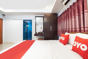 Dobbeltrom – deluxe | Minibar, safe på rommet, skrivebord og wi-fi (inkludert)