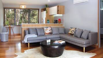 Standard 2 Bedroom Villa | Living area | 24-inch TV with digital channels, tablet, streaming services