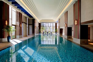 Indoor pool, lifeguards on site