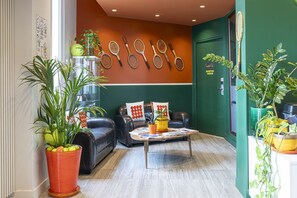 Sitteområde i lobbyen